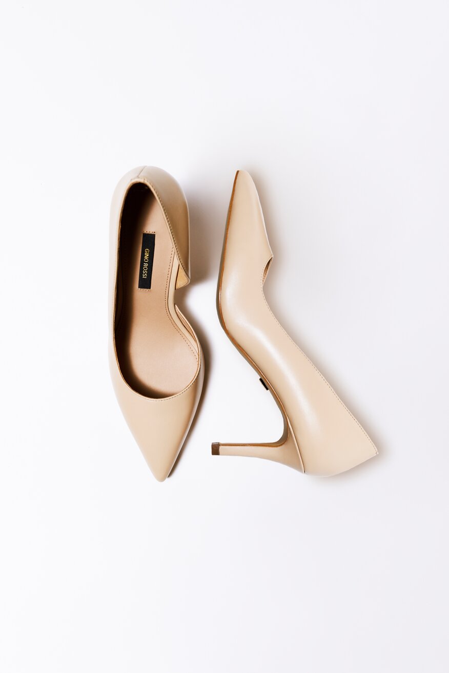 Czółenka Gino Rossi UNNA-104547 Beżowy