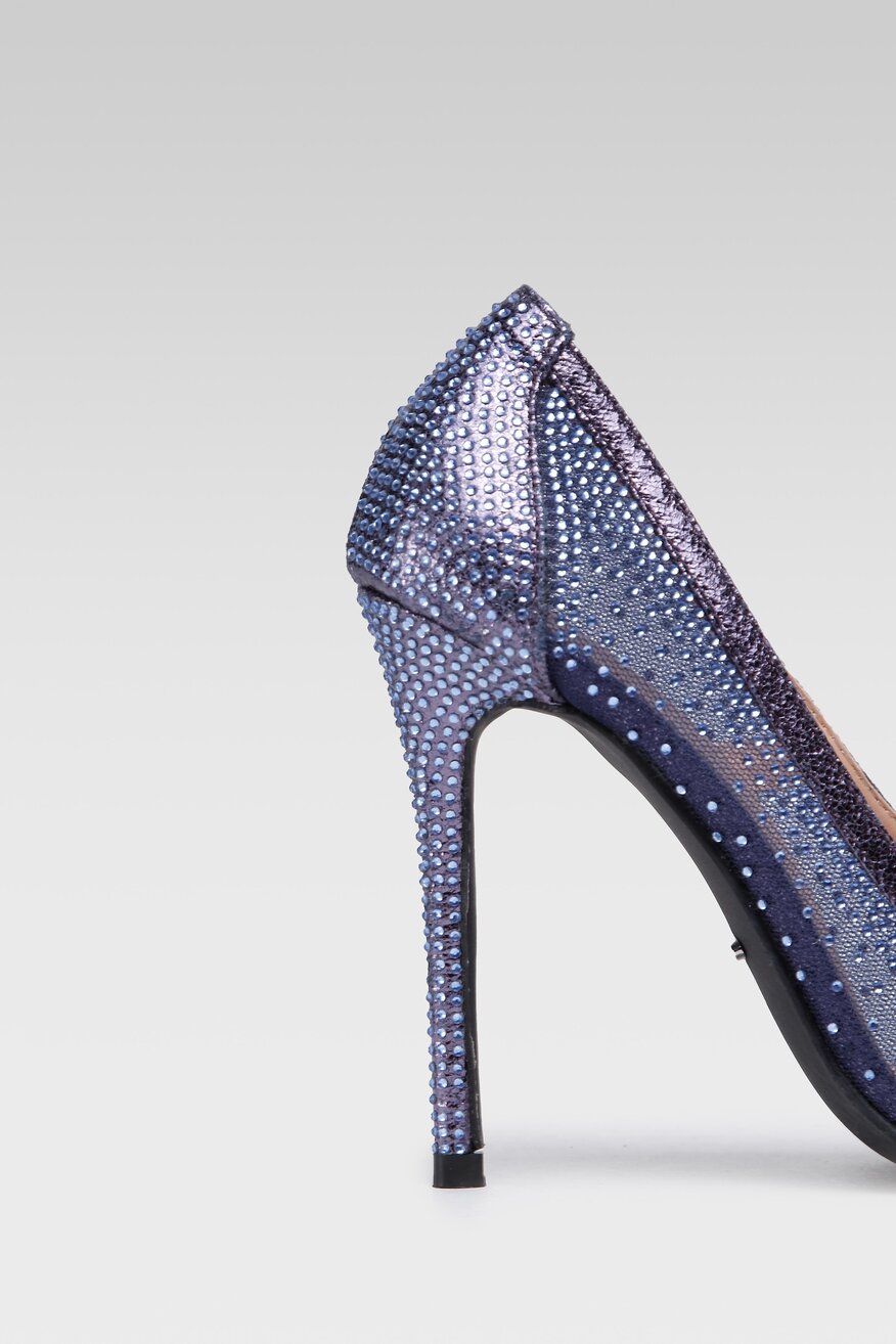 Czółenka DeeZee KL-92831-822 Granatowy