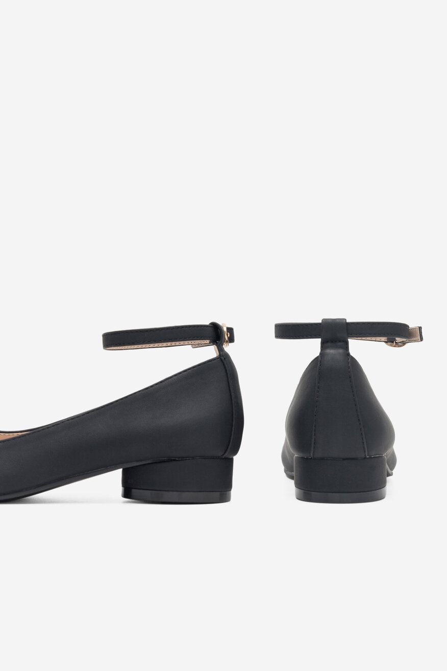 Baleriny Nelli Blu CS22223-01 Czarny