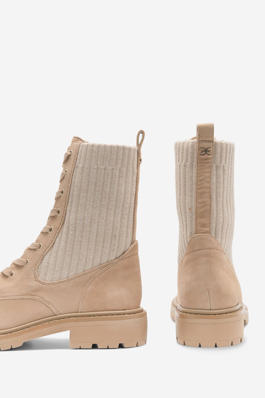 Botki SAM EDELMAN H3912M4251 Kremowy