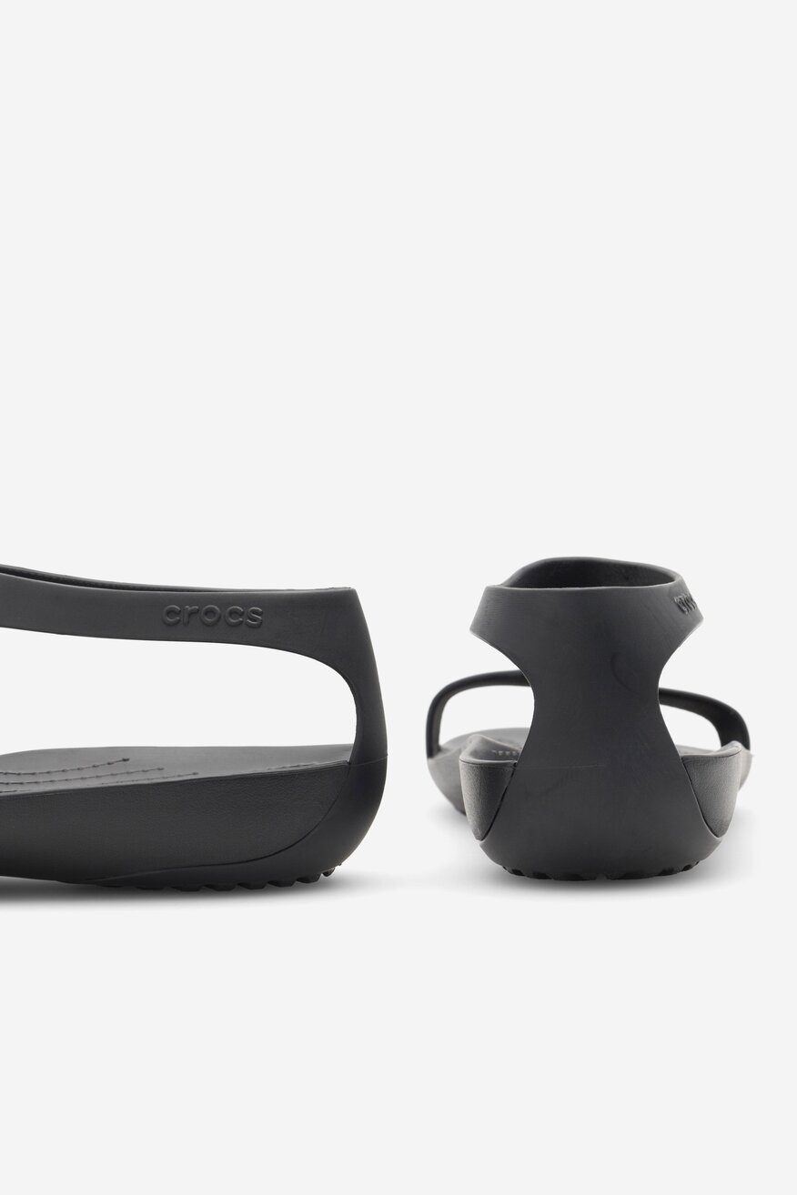 Klapki basenowe Crocs SERENA SANDAL 205469-060 Czarny