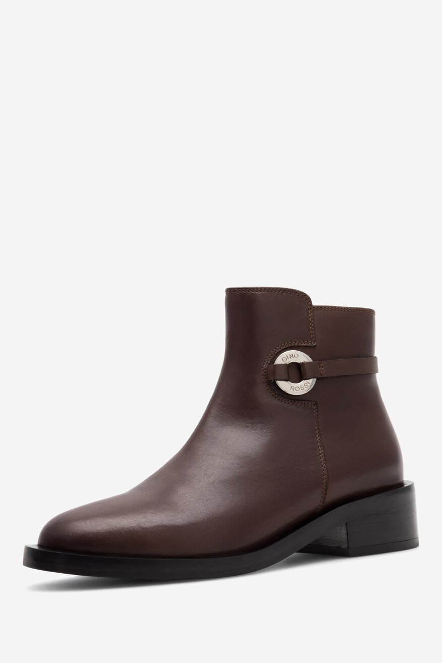 Botki Gino Rossi DORIS-110394 Brązowy