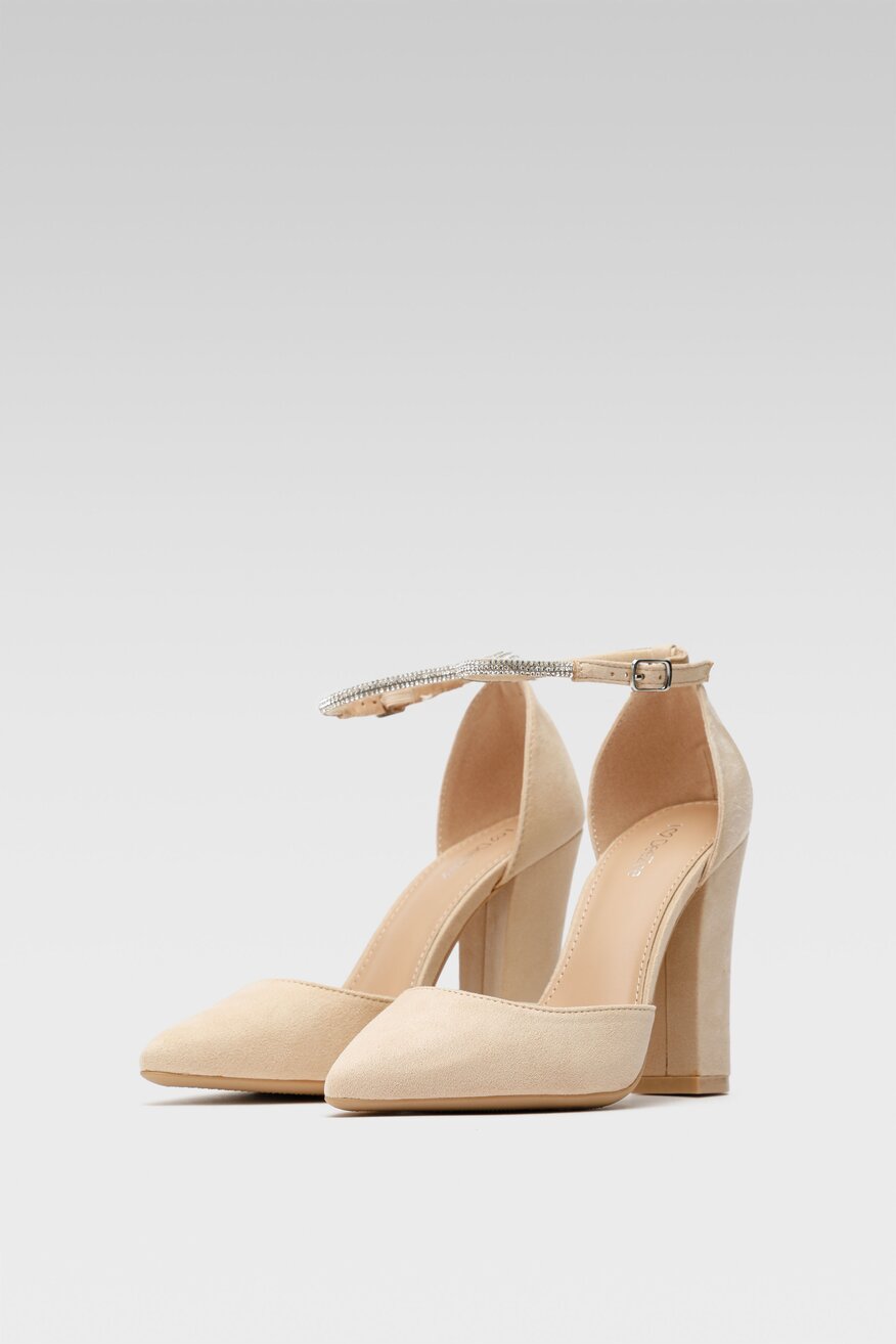 Czółenka DeeZee KL-091201-01 Beżowy