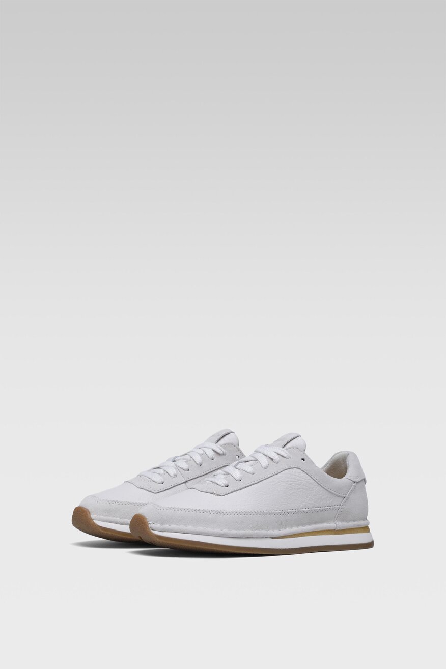 Półbuty Clarks 26158969 Biały