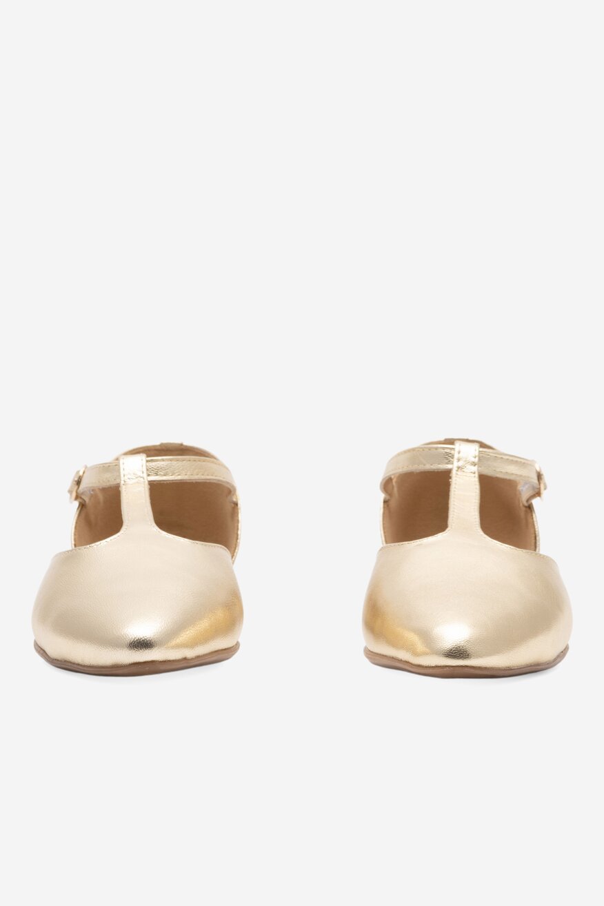 Baleriny Sergio Bardi RST-B1031-01SB Złoty