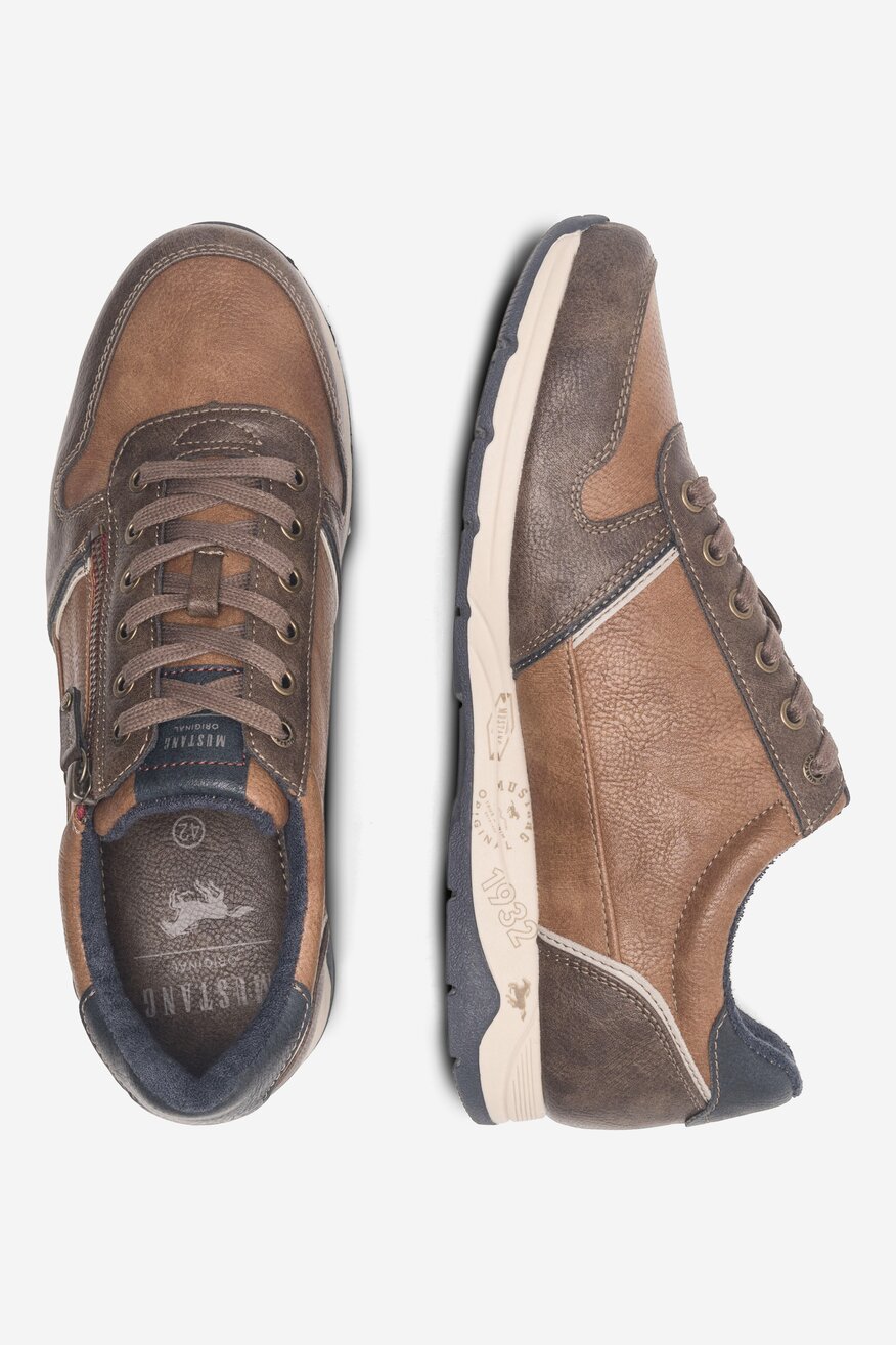 Półbuty Mustang 4106-306 Brązowy