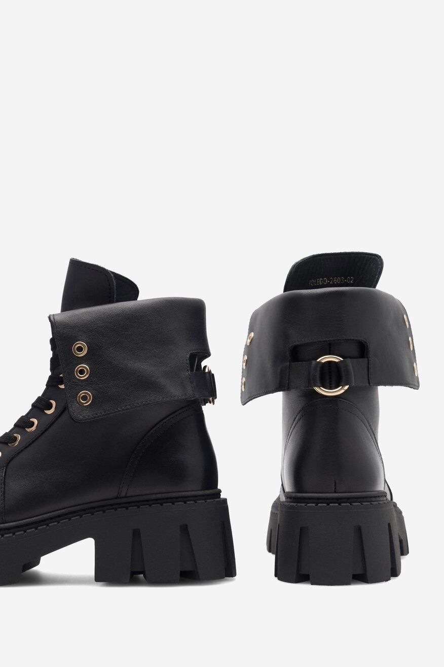 Trzewiki EVA MINGE TOLEDO-2603-02 Czarny