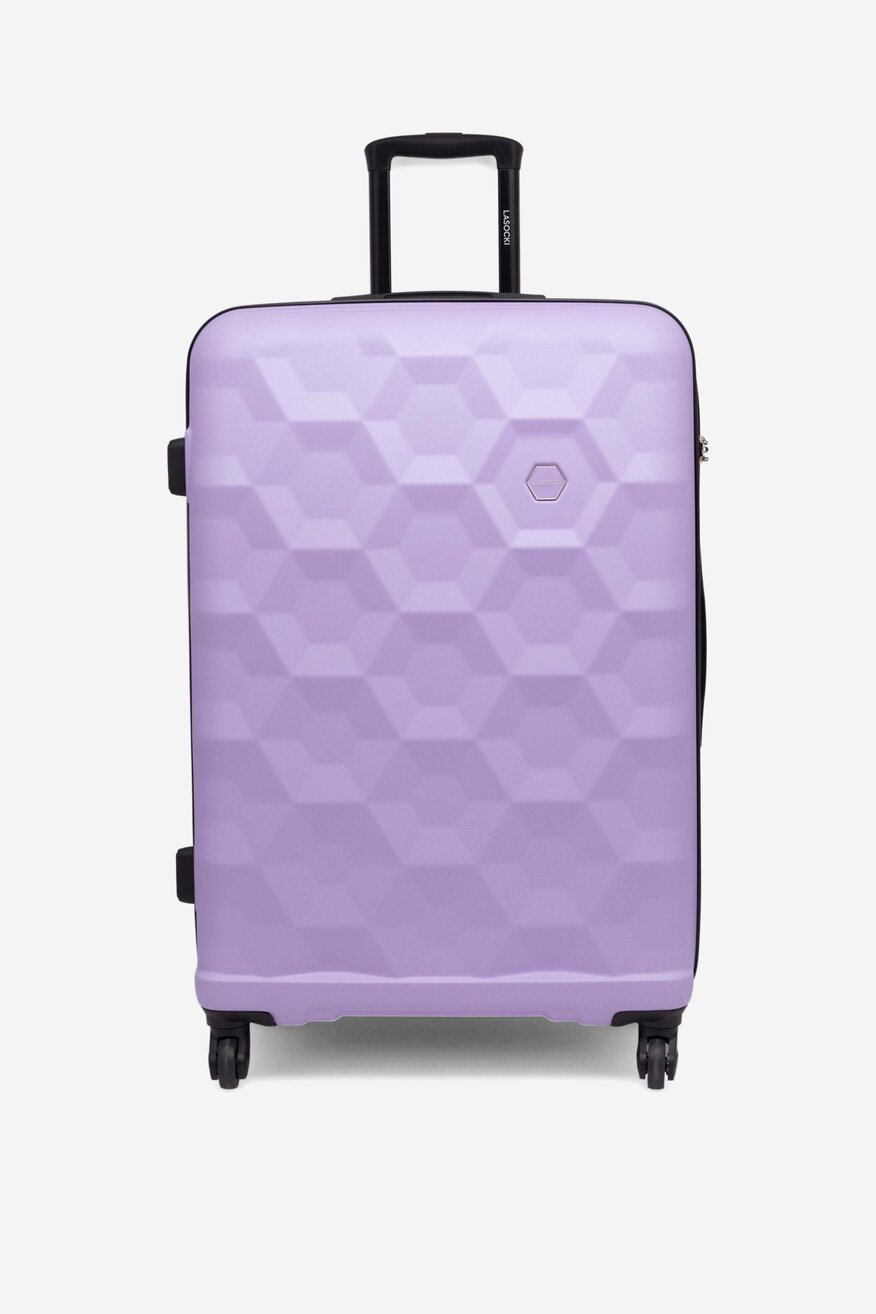 Walizka Lasocki WAL-L-02PURPLE-ABS-04 Fioletowy