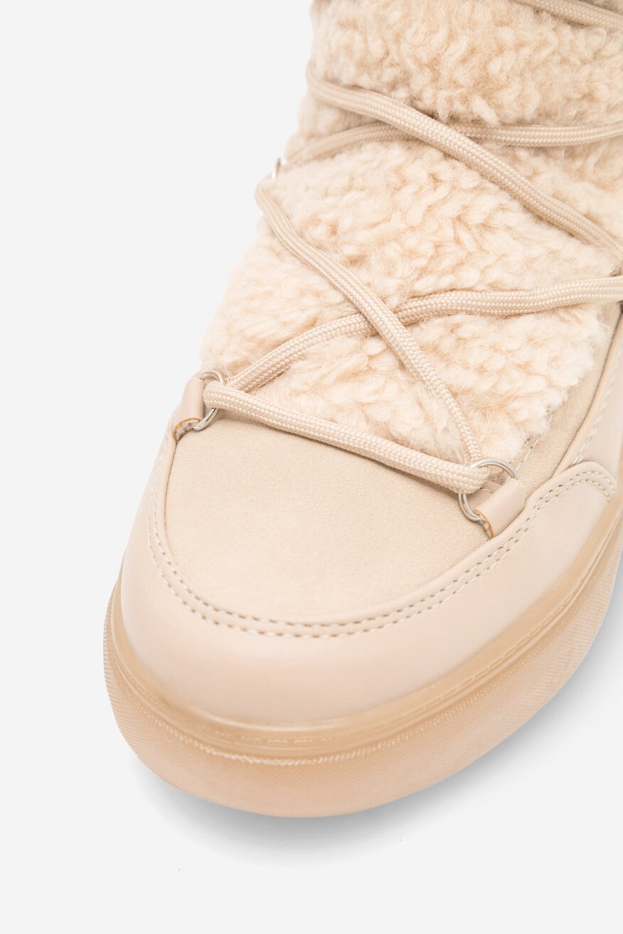 Botki DeeZee MARCELE N10399 Beżowy