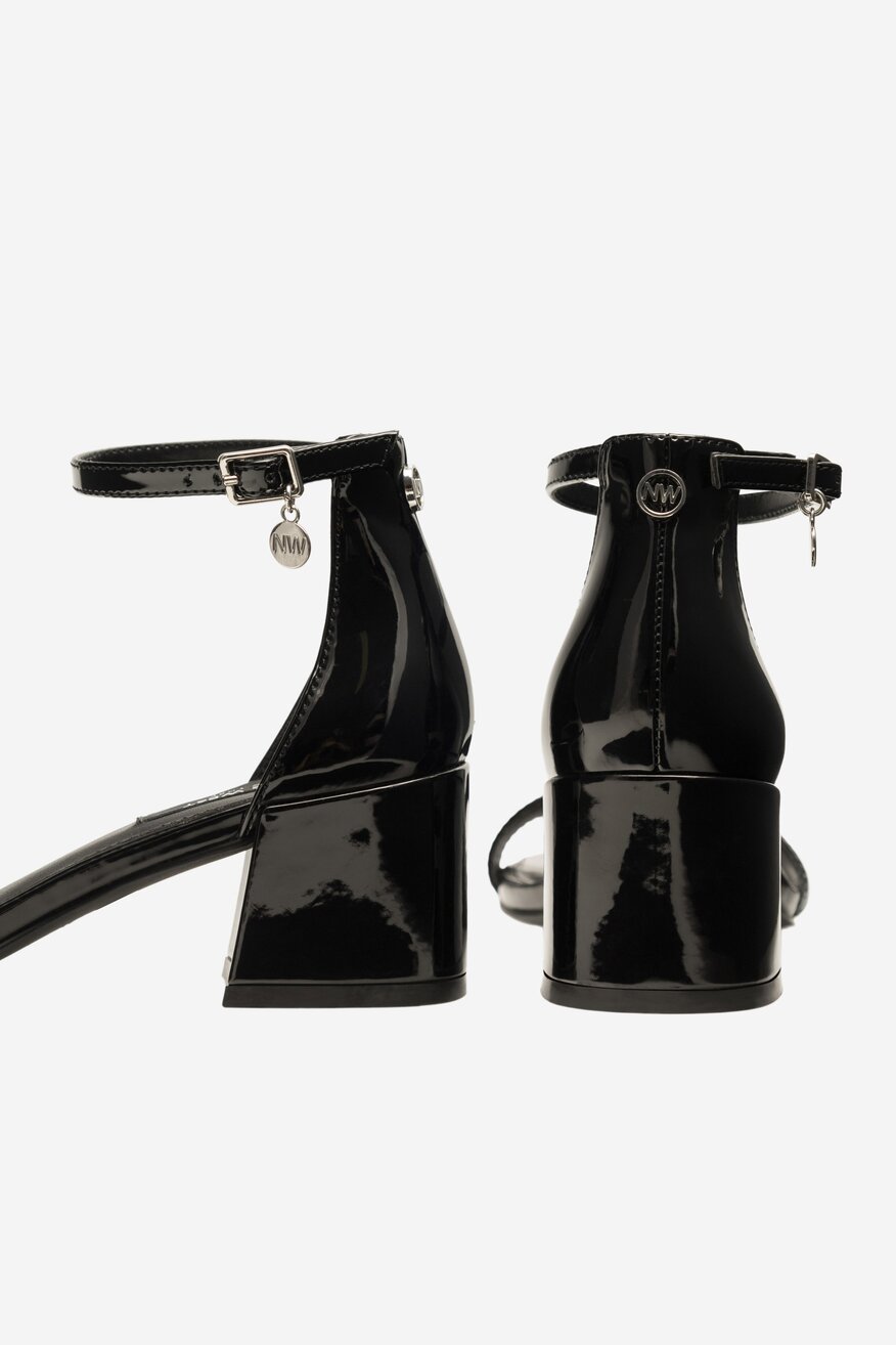 Sandały NINE WEST ERMINA FF-2308 Czarny