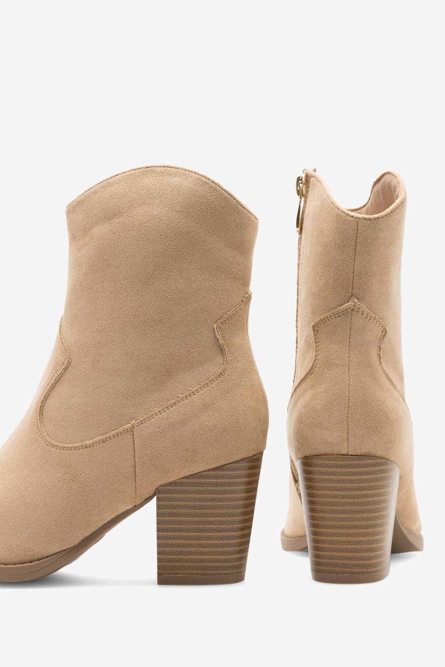 Botki DeeZee MILLIE LS5637-07 Beżowy