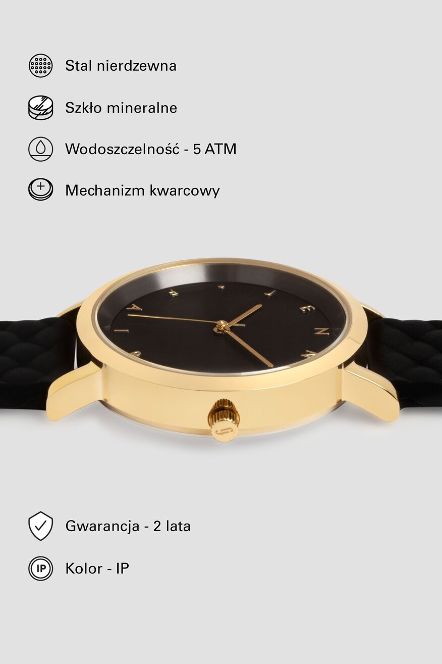 Zegarek Jenny Fairy JF WOMEN WATCH 01044420 Czarny