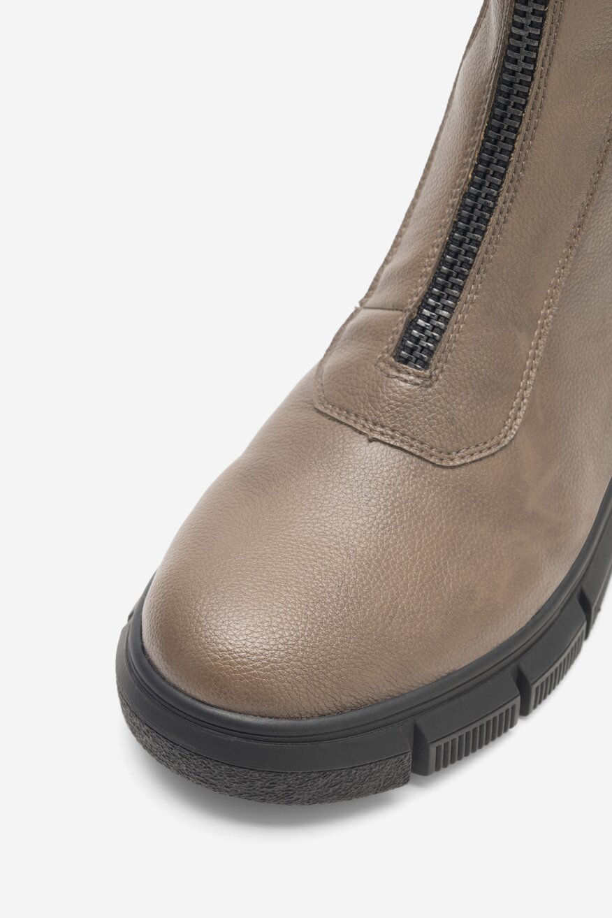 Botki Rieker X3452-24 Beżowy ciemny