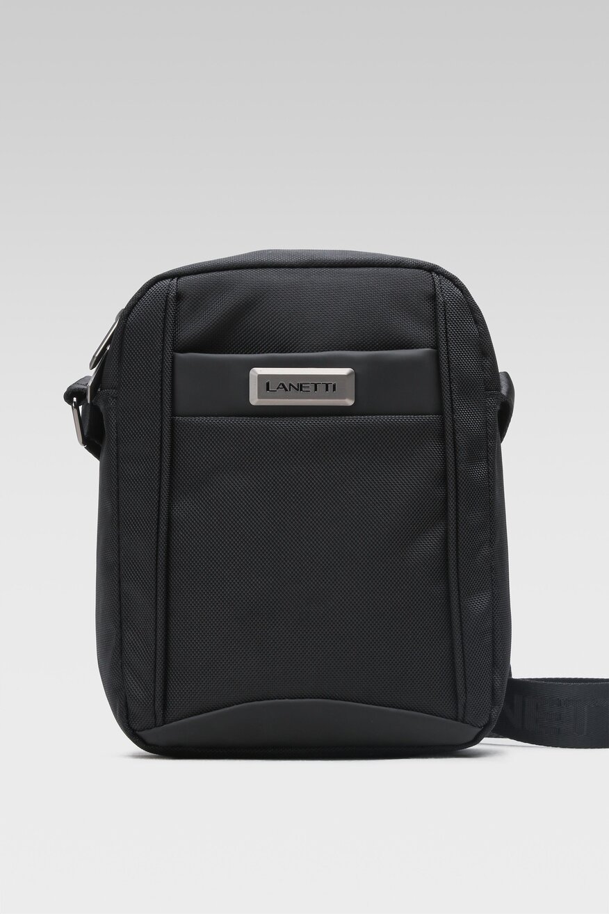Torba męska Lanetti BMR-U-052-10-09 Czarny