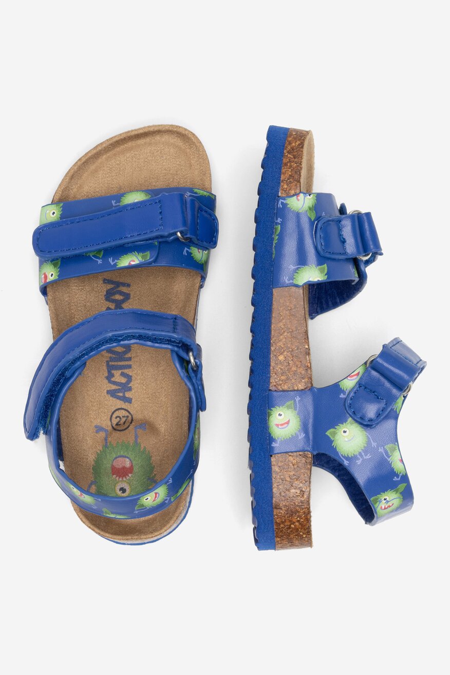 Sandały Action Boy FZ-DINOSAUR Niebieski