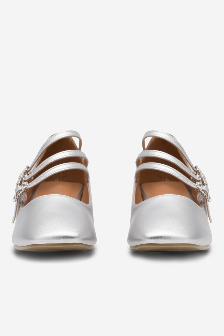 Czółenka Jenny Fairy STAR CMAK2504-17 Srebrny