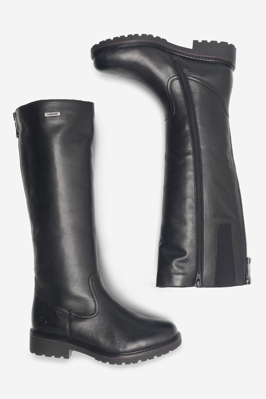 Kozaki Remonte R6576-01 Czarny