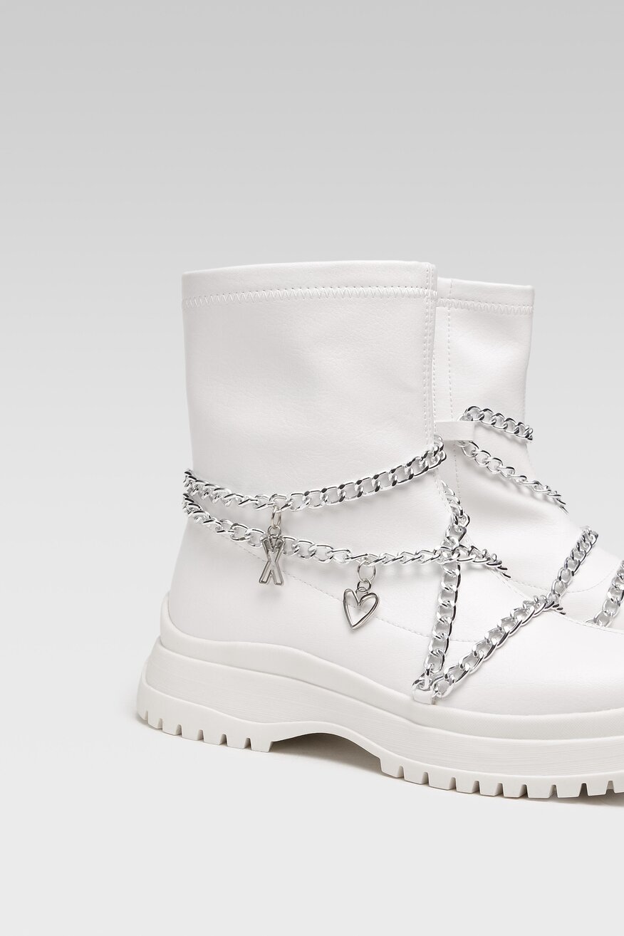 Botki DeeZee WS5271-01 Biały