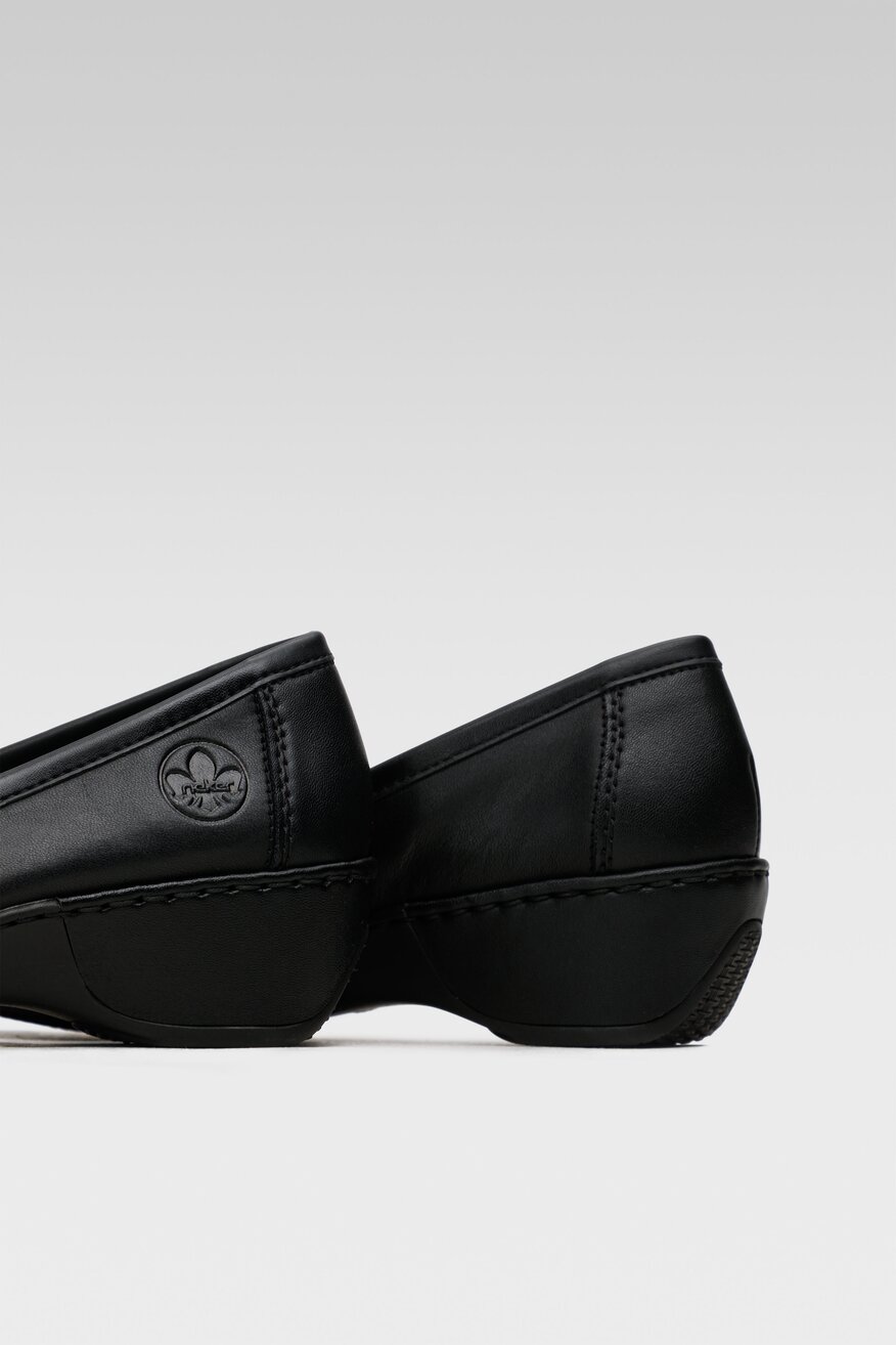 Półbuty Rieker 47173-00 Czarny