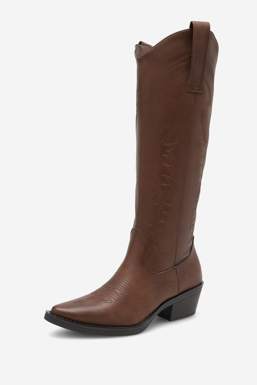 Kozaki Jenny Fairy GAJA HY236891-10A Brązowy