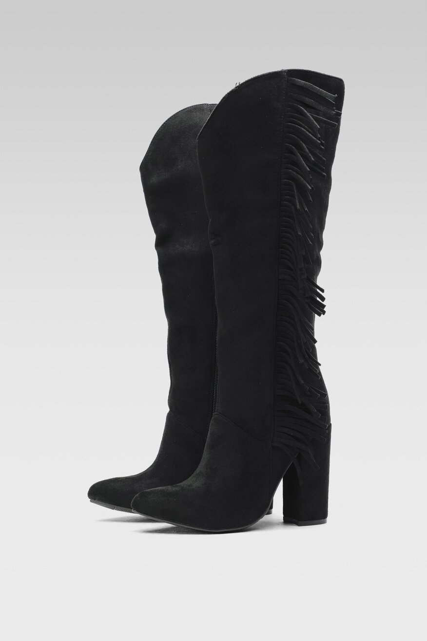 Kozaki Jenny Fairy LS5869-01 Czarny