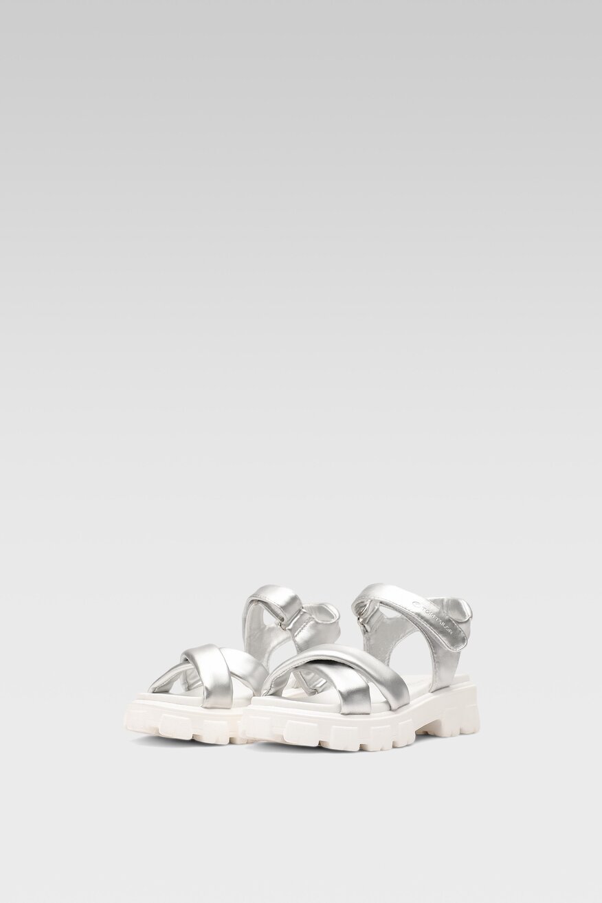 Sandały Tom Tailor 327480100 Srebrny