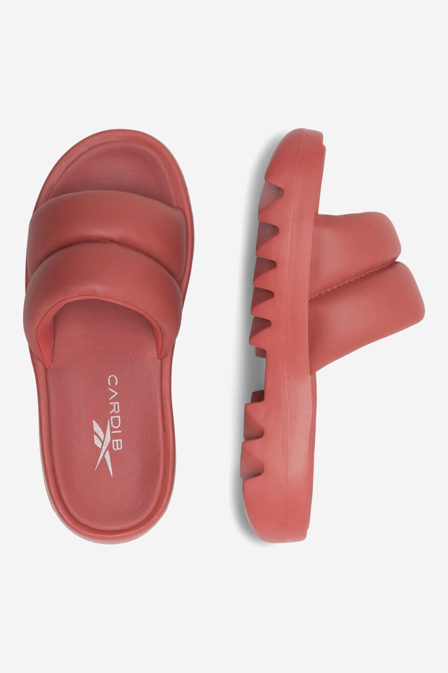 Klapki Reebok CARDI SLIDE HP2219 Czerwony