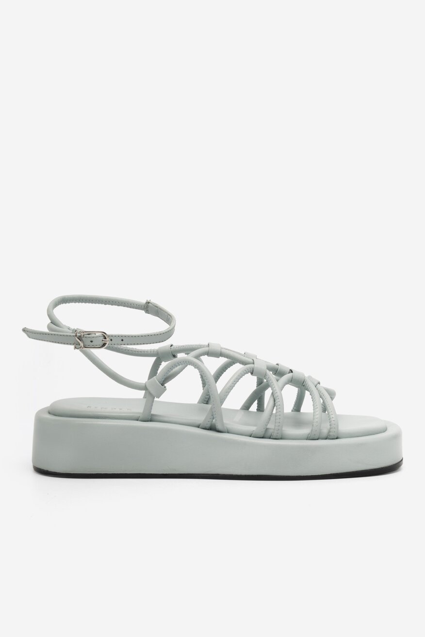 Sandały SIMPLE ANDORA-101666 Niebieski