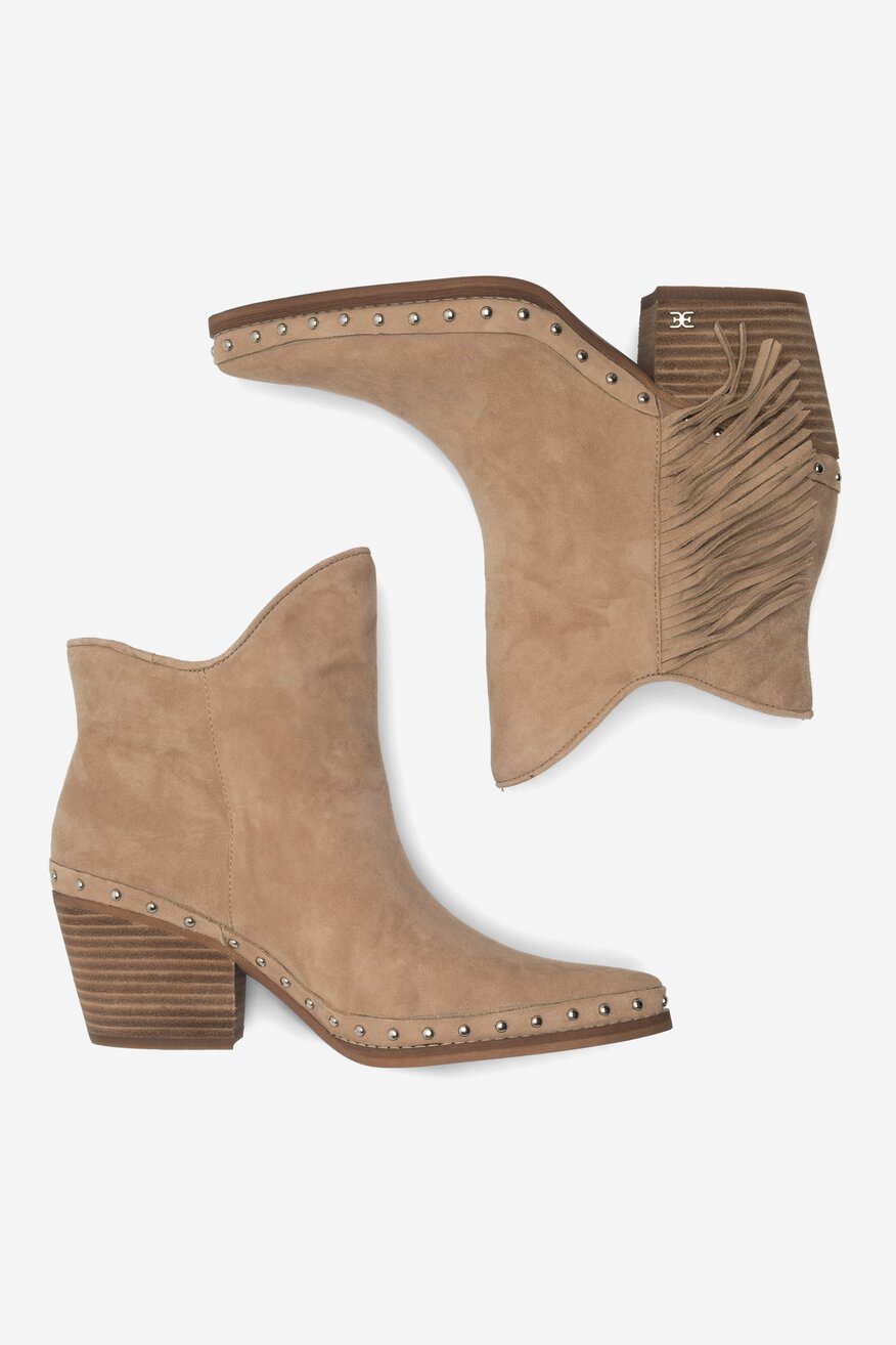 Botki SAM EDELMAN I1429L1200 Kremowy