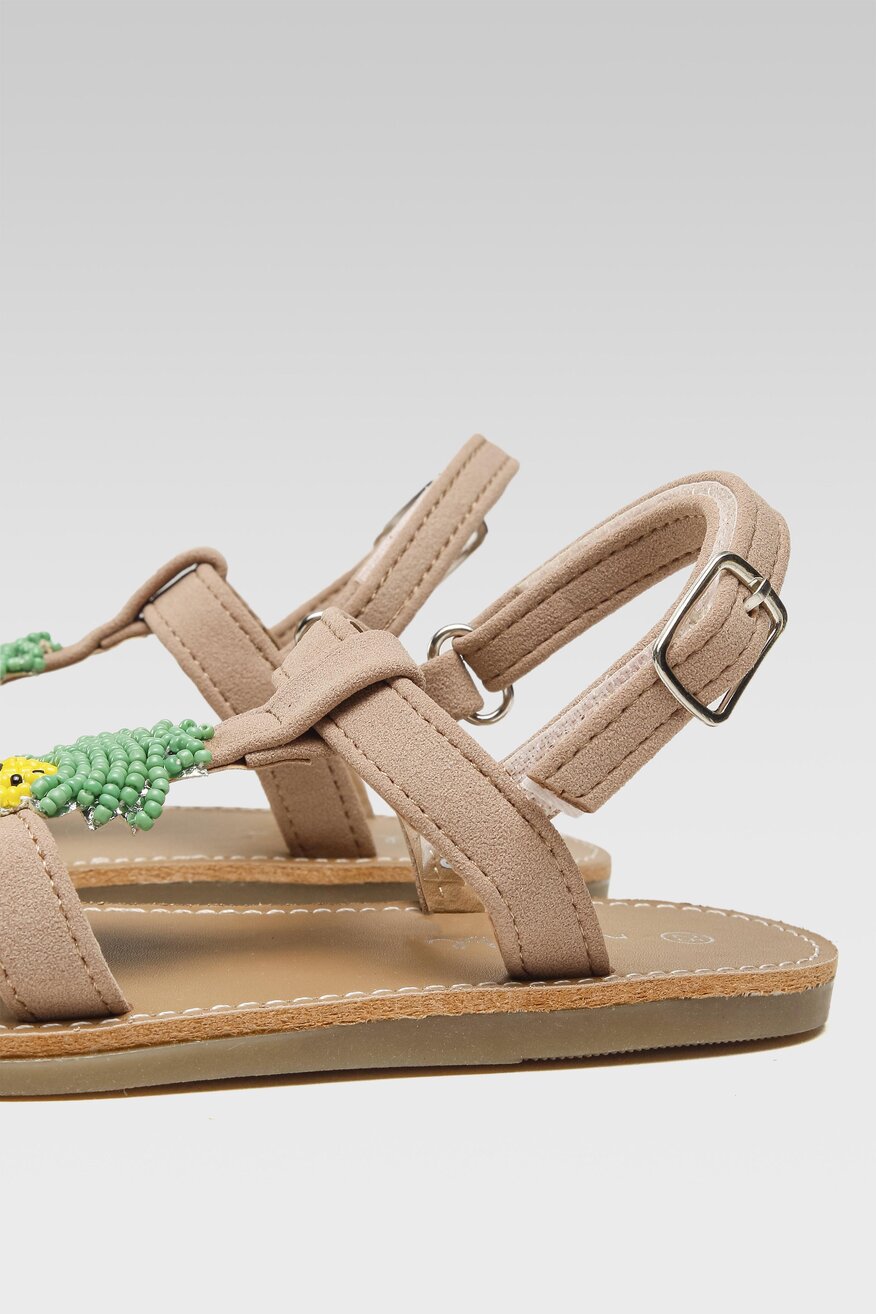 Sandały Nelli Blu CM210804-14 Beżowy