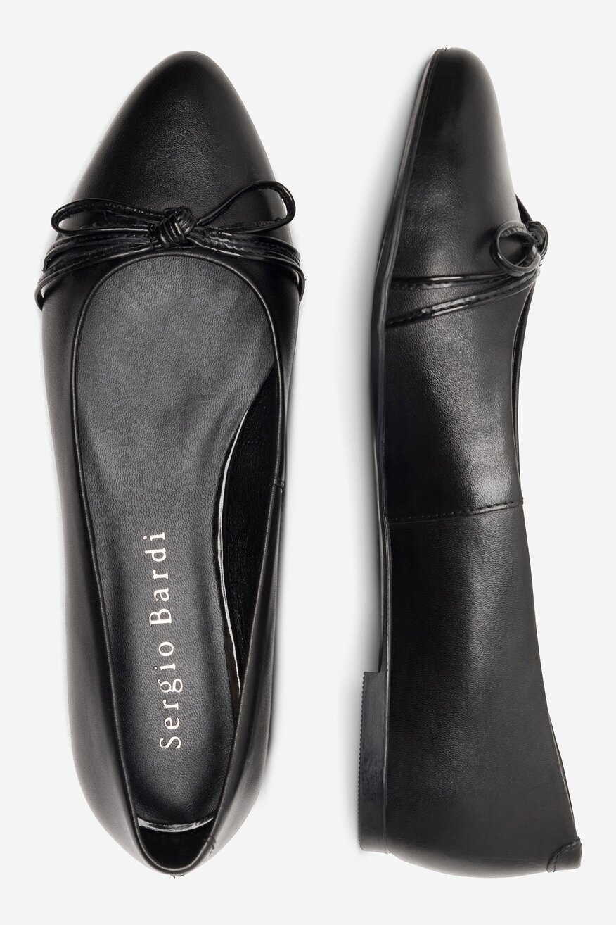 Baleriny Sergio Bardi RST-C1031-01SB Czarny