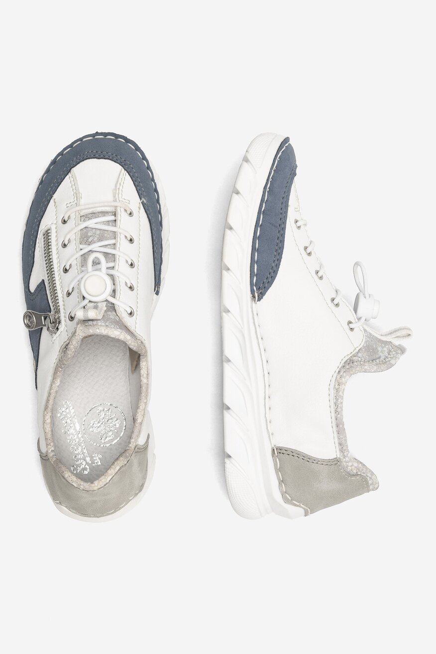 Półbuty Rieker 55064-80 Biały