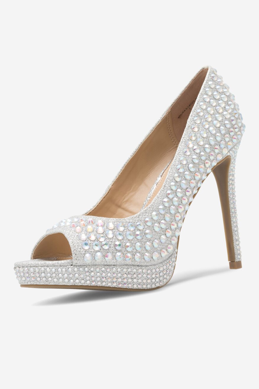 Czółenka NINE WEST MAIRA SY8020-9NW Srebrny