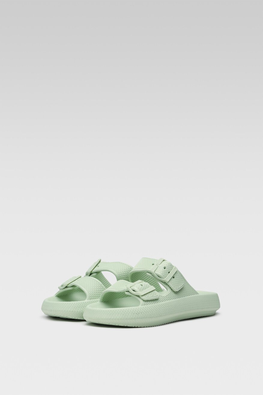 Klapki basenowe Bassano DUAL STRAP SLIPPER Zielony