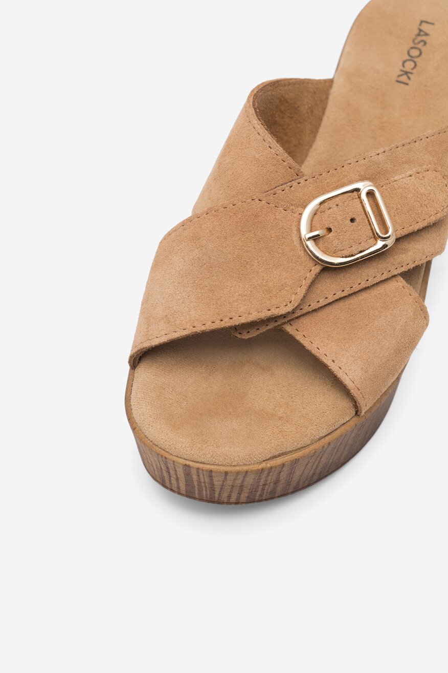 Klapki Lasocki DOLTO WI30-423198 Camel