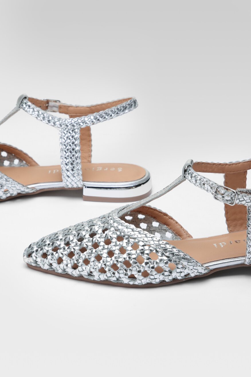 Sandały Sergio Bardi DELL-62108-01SB Srebrny