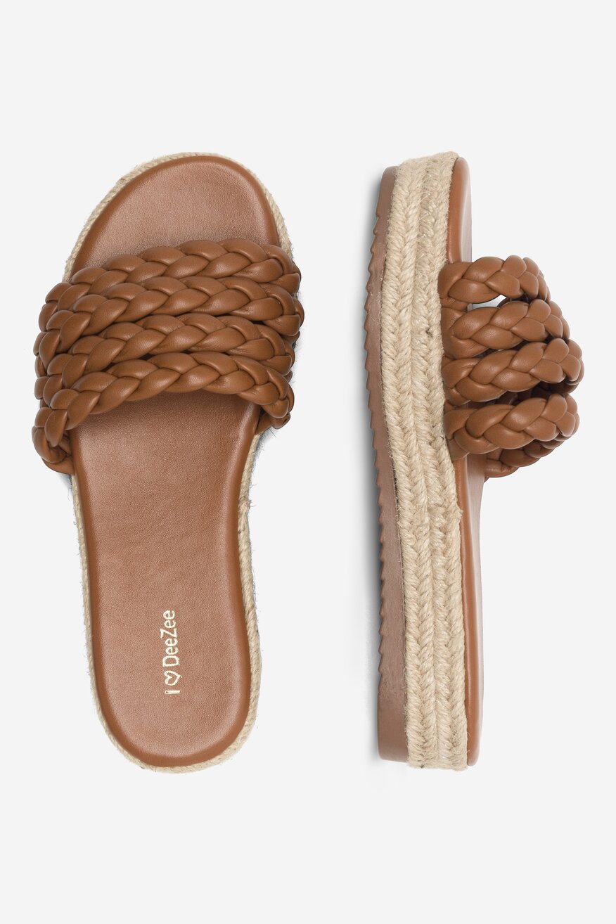 Klapki DeeZee INCREDIBLE KL-E8875-2 Camel