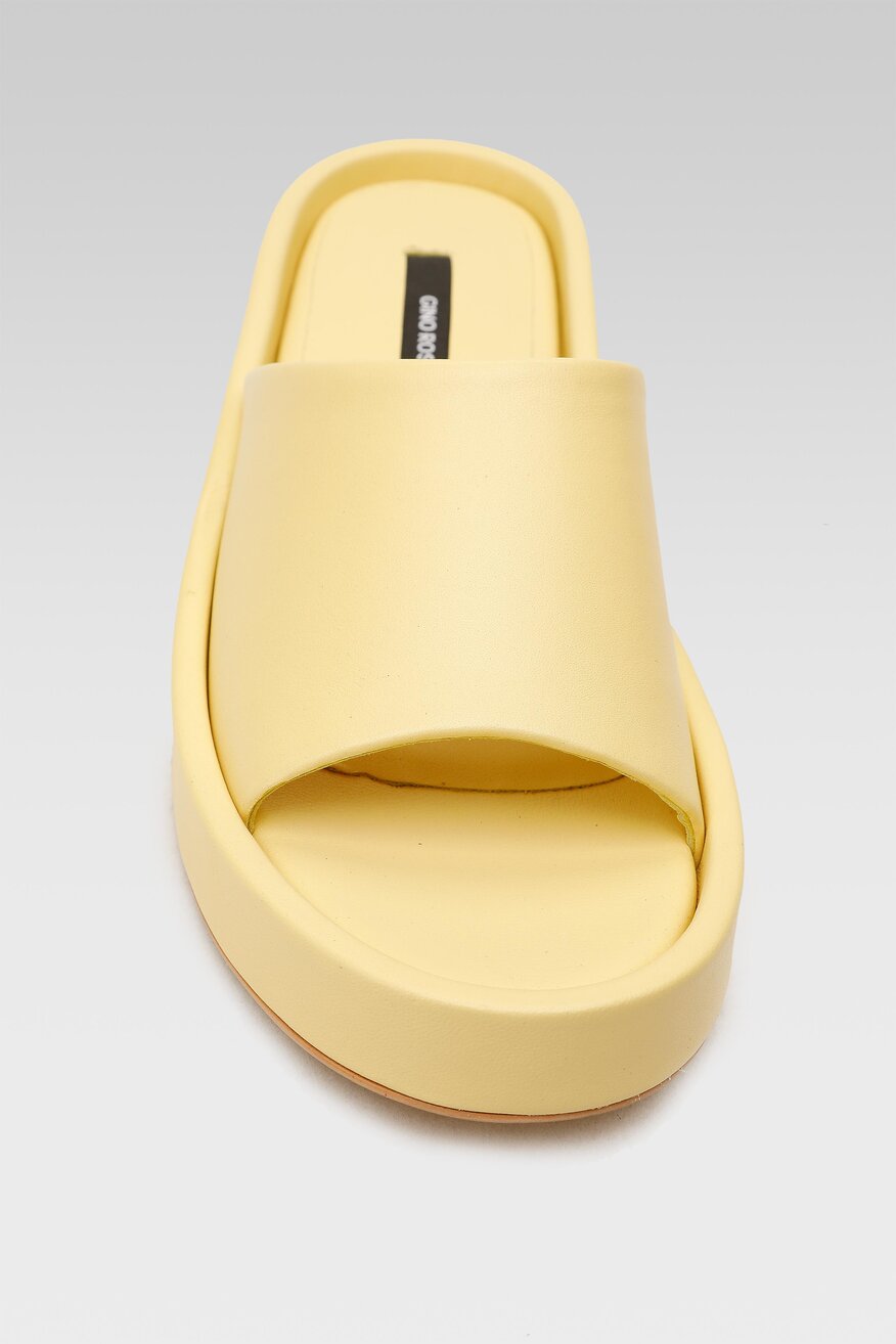 Klapki Gino Rossi 22SS17 Żółty