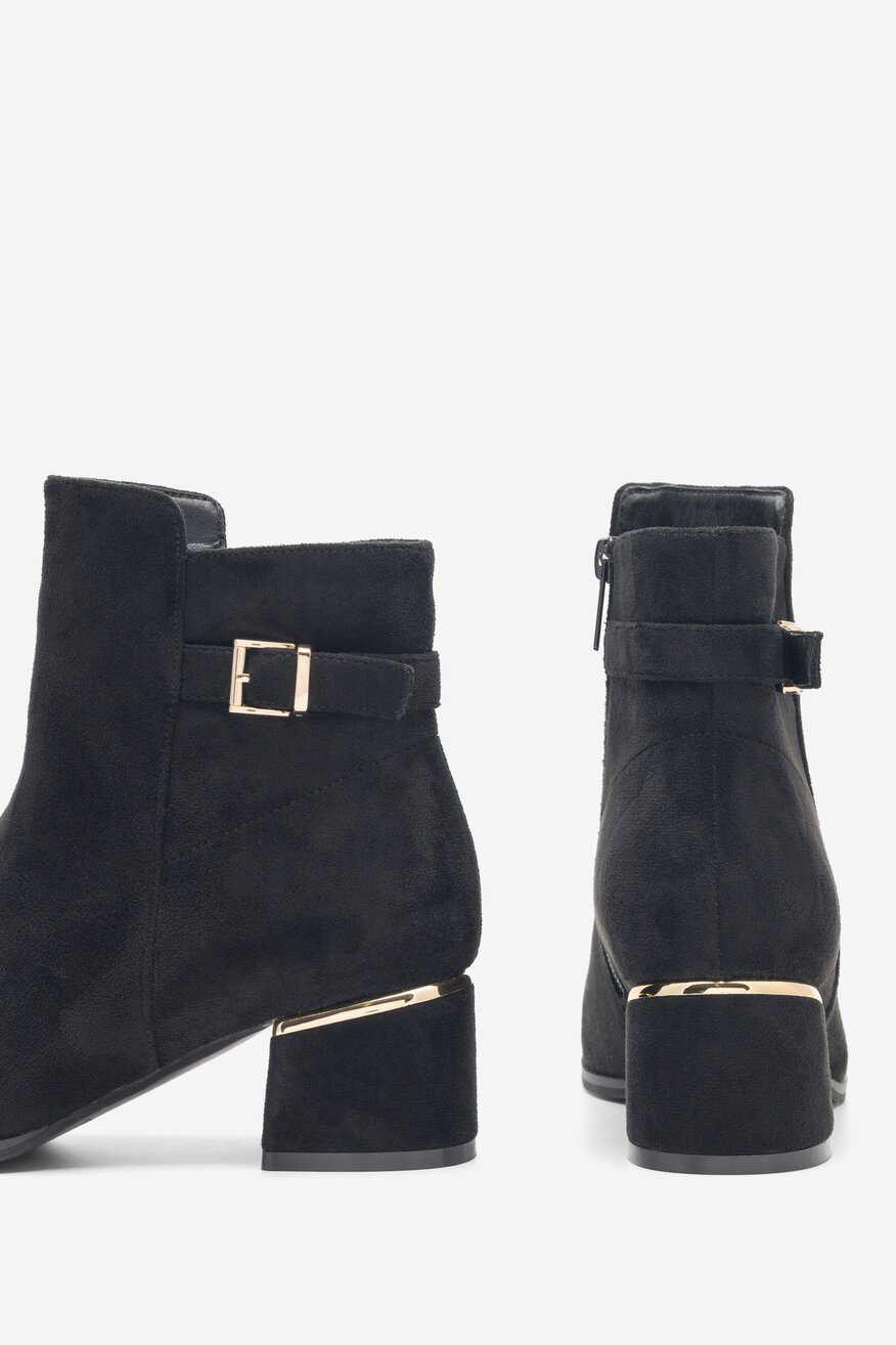 Botki Clara Barson GISELE WS22452-02 Czarny