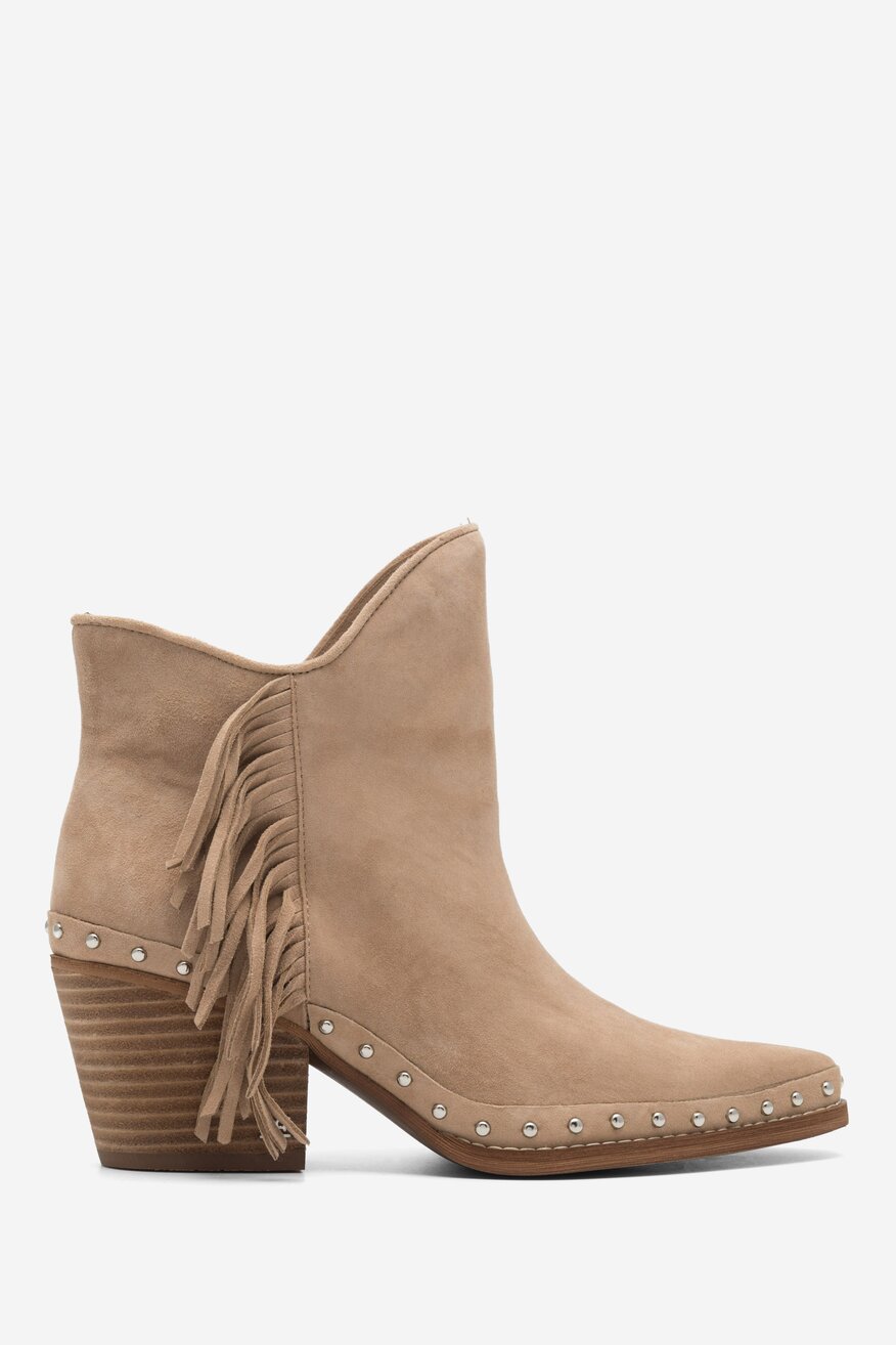 Botki SAM EDELMAN I1429L1200 Kremowy