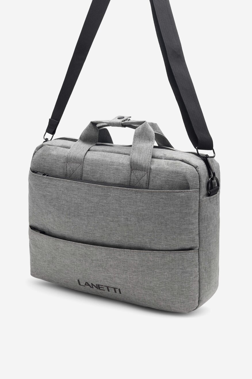 Torba męska Lanetti LAN-K-011-04L Szary