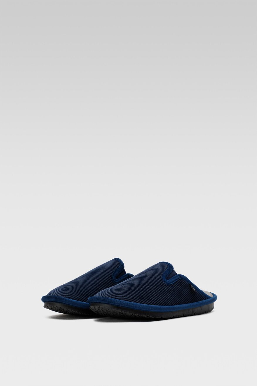 Kapcie Scholl MF301681040 BORIS MED Granatowy