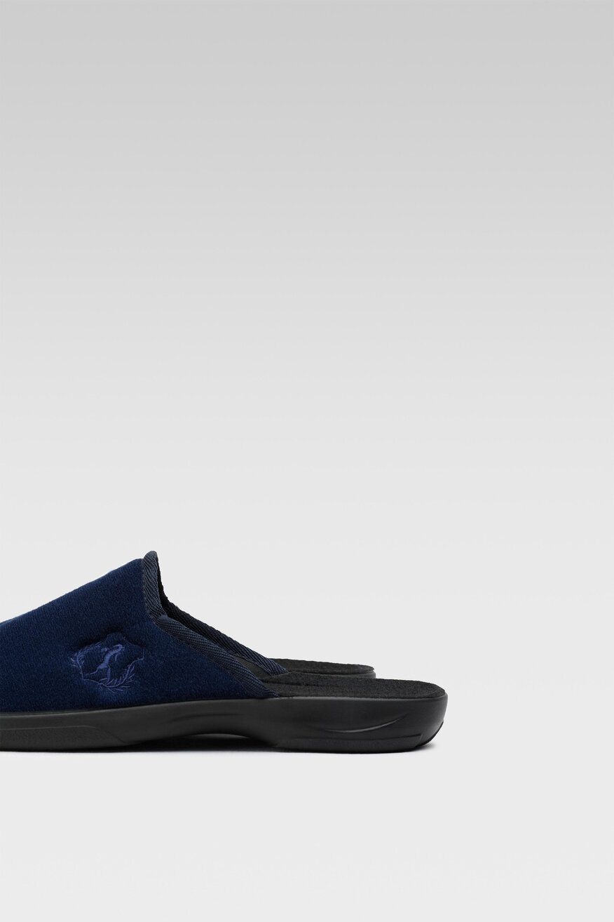 Kapcie Home&Relax 020/TROPIC Granatowy