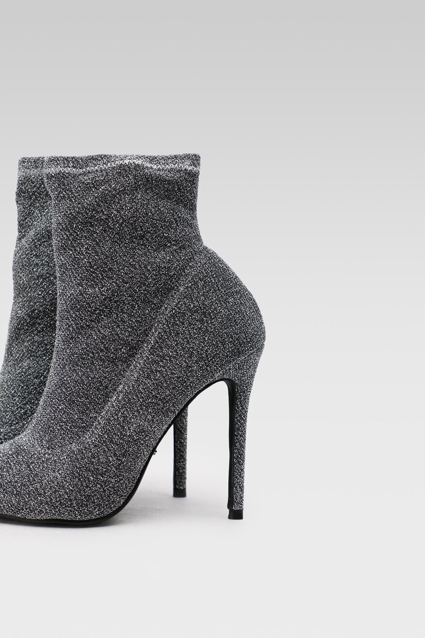 Botki DeeZee KL-HT6933-1 Srebrny