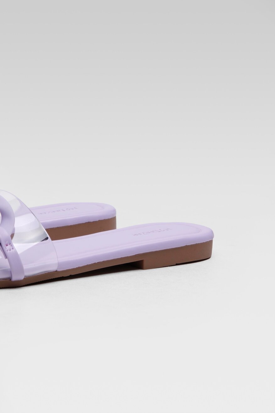 Klapki DeeZee LS5712-03 Fioletowy