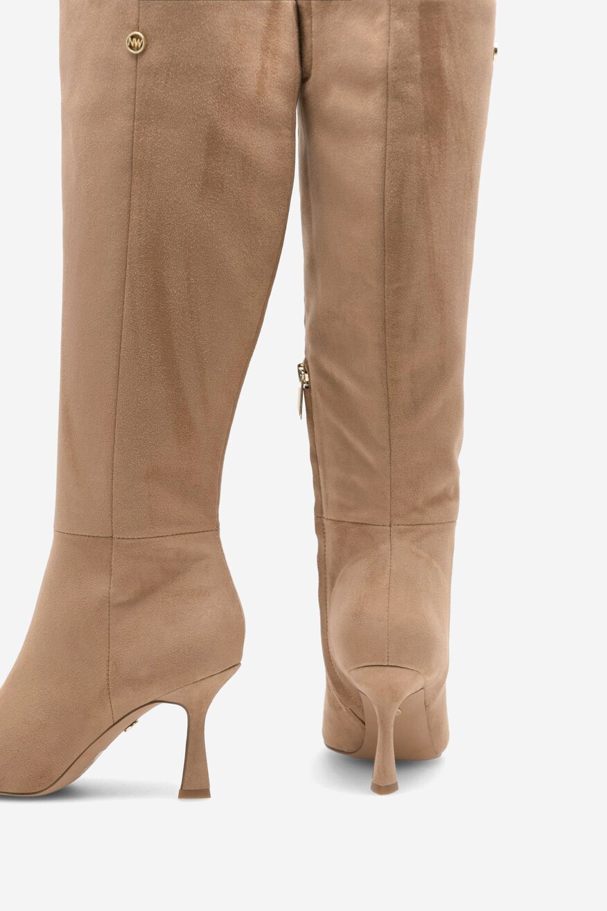 Kozaki NINE WEST MAIDA ZL23003-2CC Beżowy