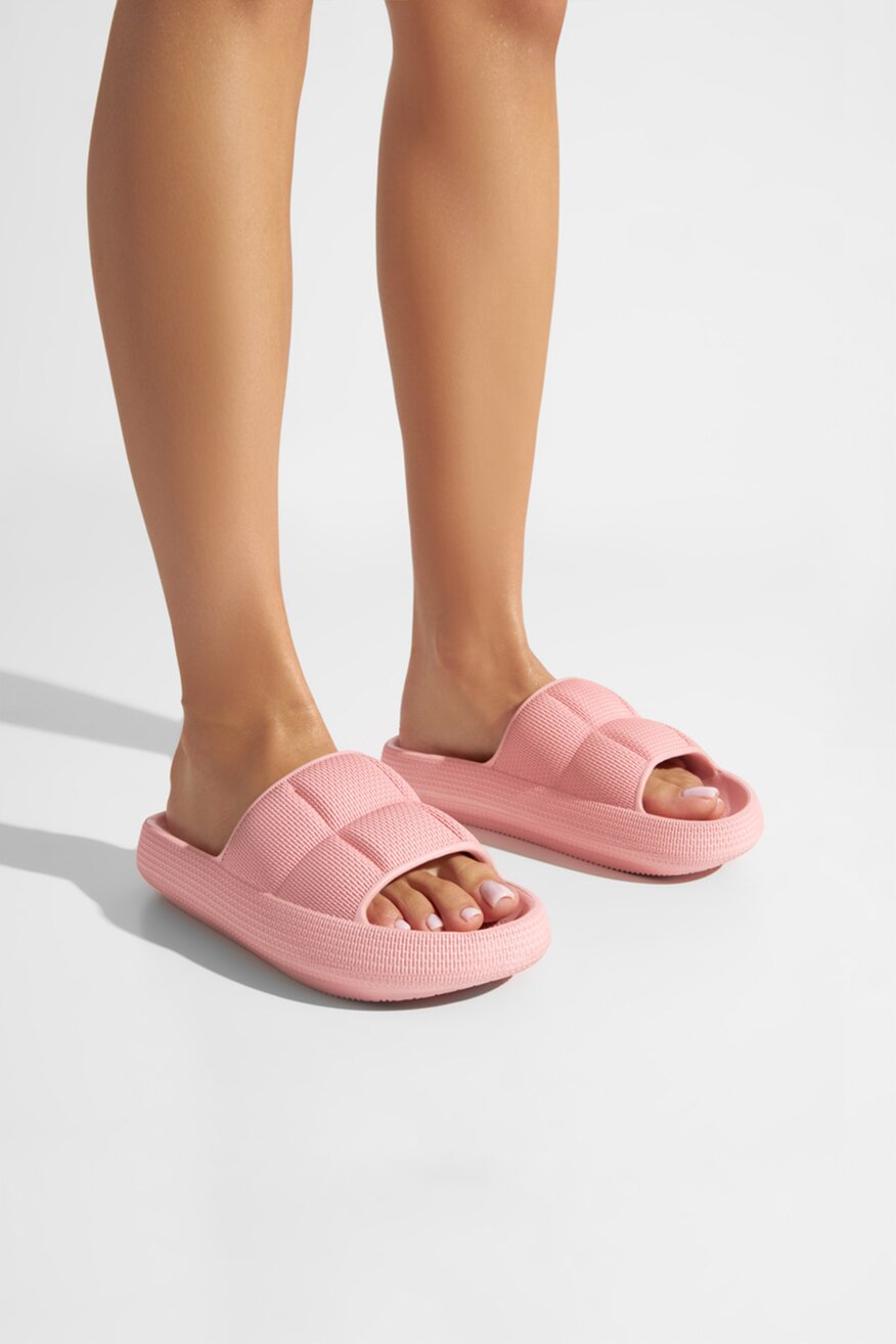 Klapki basenowe Bassano WR22-0520-01 Różowy jasny