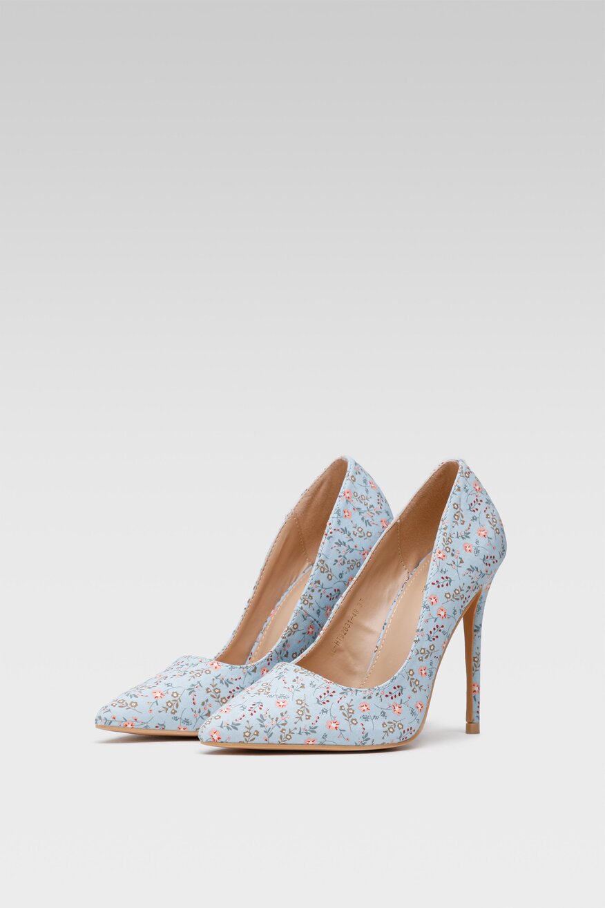 Czółenka DeeZee KL-HT92831-49 Niebieski