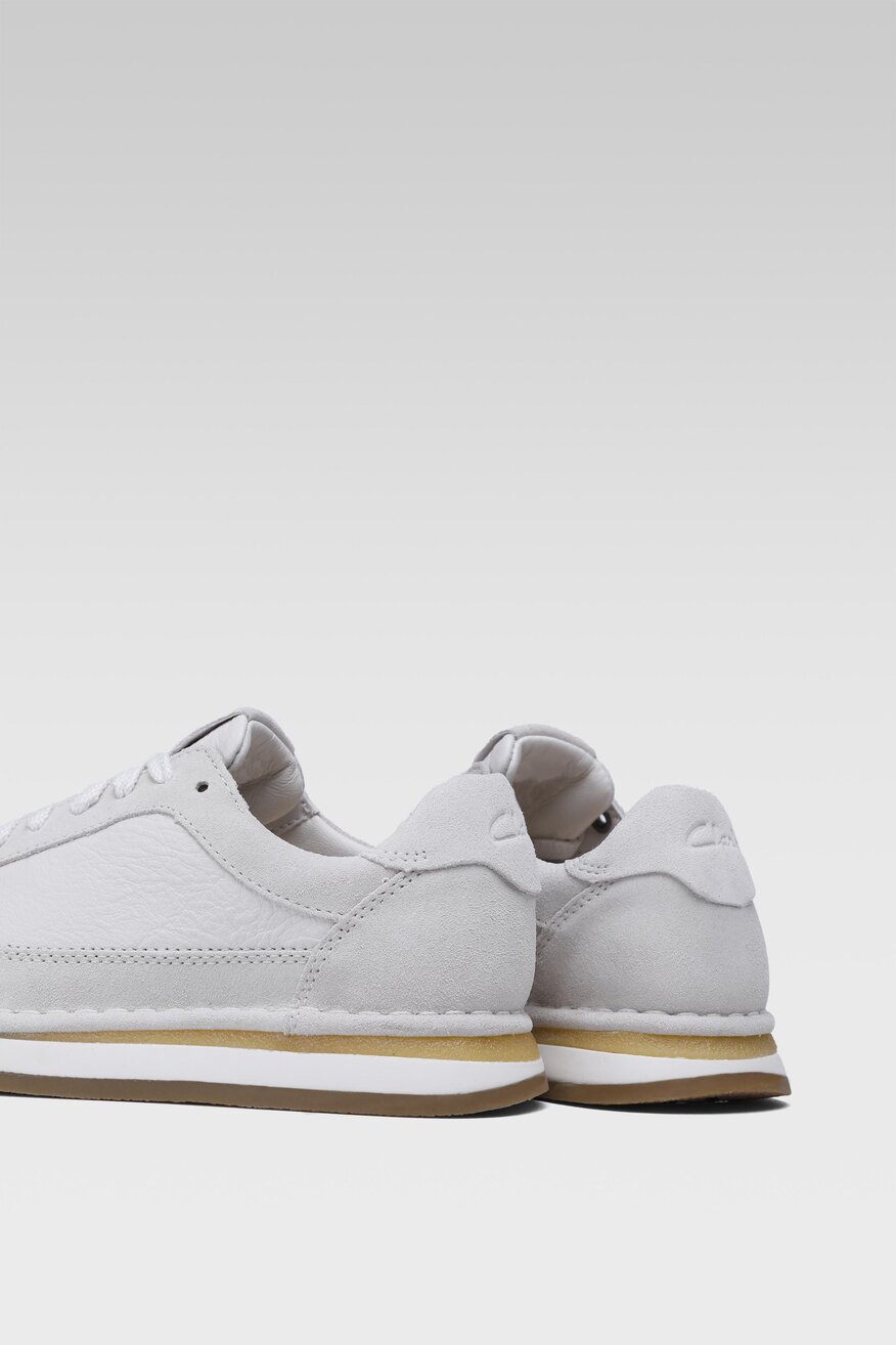 Półbuty Clarks 26158969 Biały