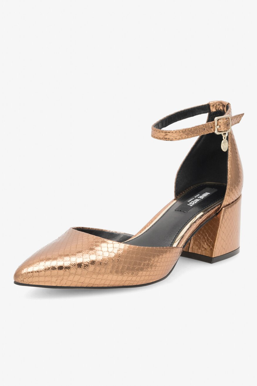 Czółenka NINE WEST FARIA FF-2377 Brązowy